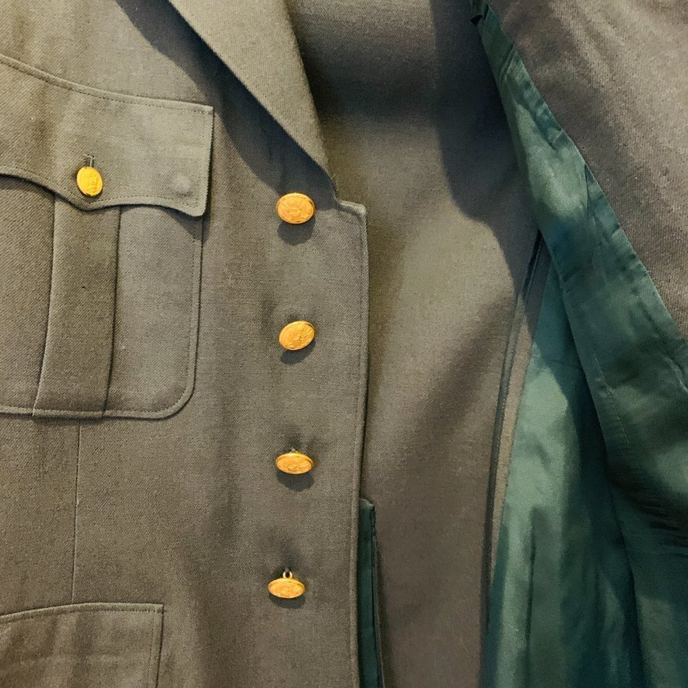 Vintage US Army WWII Jacket Authentic Military Co… - image 6